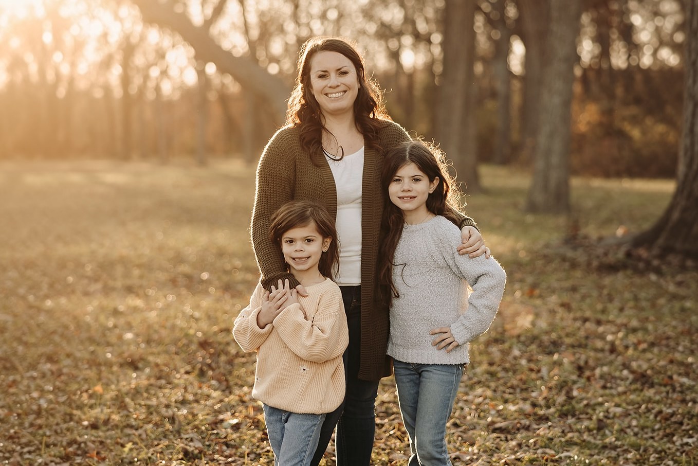 Cole's wife and daughters